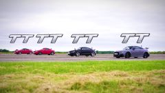 Audi TT: qual è la migliore? La drag race in video