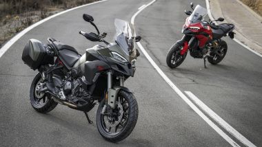 Le due colorazioni disponibili per la nuova Ducati Multistrada V2 2025