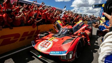 Le immagini del trionfo della Ferrari 499P a Le Mans 2023