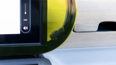 L'easter-egg della macchinina sulla plancia della Fiat Grande Panda Elettrica