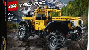 Lego Technic Jeep Wrangler Rubicon, la scatola di montaggio