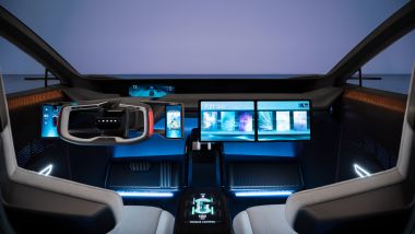 Lexus LF-ZC, la plancia con 7 schermi