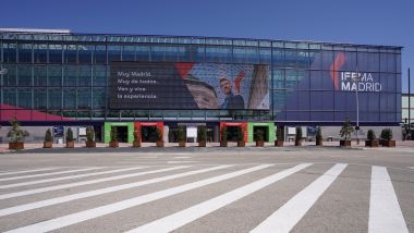 L'ingresso del polo espositivo IFEMA intorno al quale nascerà il circuito del GP Madrid F1 | Foto: ifema.es