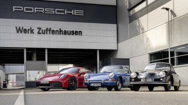 L'ingresso della fabbrica Porsche di Zuffenhausen. In futuro, filiale negli USA?