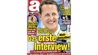 L'intervista fake a Michael Schumacher secondo Die Aktuelle
