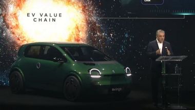 Luca de Meo, CEO Renault Group, introduce nuova Renault Twingo concept