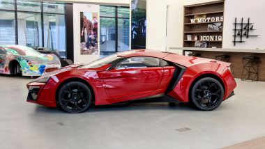 Lycan HyperSport in NFT: visuale laterale