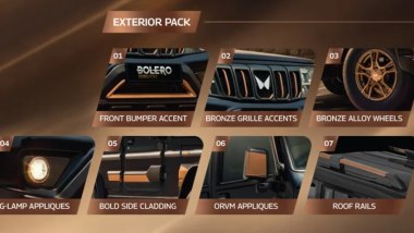 Mahindra Bolero Bold Edition: il pacchetto di accessori esterni