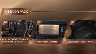 Mahindra Bolero Bold Edition: il pacchetto di accessori interni