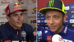 MotoGP 2018: Rossi e Marquez analizzano il contatto dell'Argentina