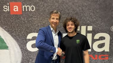 Marco Bezzecchi e Massimo Rivola, Aprilia Racing