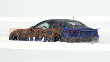 Maserati Granturismo E elettrica: la presa di ricarica è accanto al porta-targa
