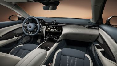Maserati GranTurismo Folgore, panoramica della plancia