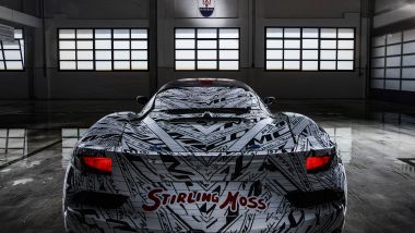 Maserati MC20: il primo piano sul posteriore del prototipo