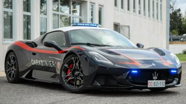 Maserati MCPura Carabinieri: motore V6 Nettuno da 630 CV per assolvere servizi speciali
