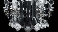Nuova Maserati MC20, la scheda tecnica di Nettuno, il motore V6