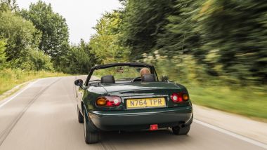 Mazda MX-5 NA British Racing Green: posteriore