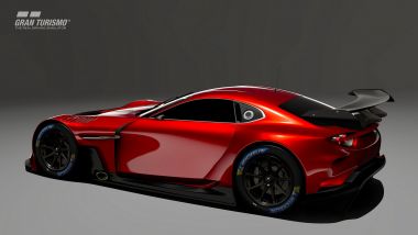 Mazda RX-Vision GT3 Concept: visuale di 3/4 posteriore