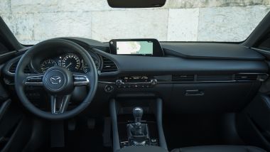Mazda3: dettaglio degli interni