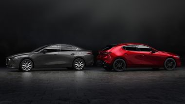 Mazda3 Sedan a confronto con la versione Hatchback