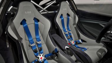 McLaren 750S Le Mans, i sedili in Alcantara Dove Gray