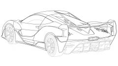 Nuova McLaren Sabre: disegni e brevetti della hypercar 