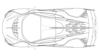 McLaren Sabre: la vista dall'alto della hypercar inglese