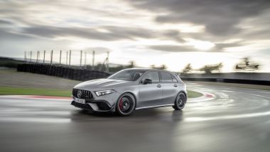 Mercedes-AMG A 45 S 4matic+ 2020 in pista a Misano
