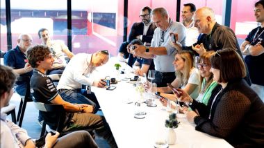 Mercedes-AMG Petronas Formula One Team Experience: Kimi Antonelli con la stampa