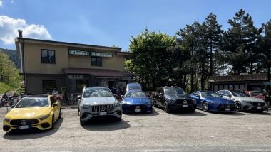 Mercedes-AMG Petronas Formula One Team Experience: lo auto al Passo della Raticosa