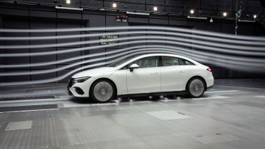 Mercedes-Benz EQE 350+: profilo aerodinamico