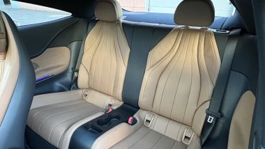 Mercedes CLE Coupé: i due sedili comodi posteriori