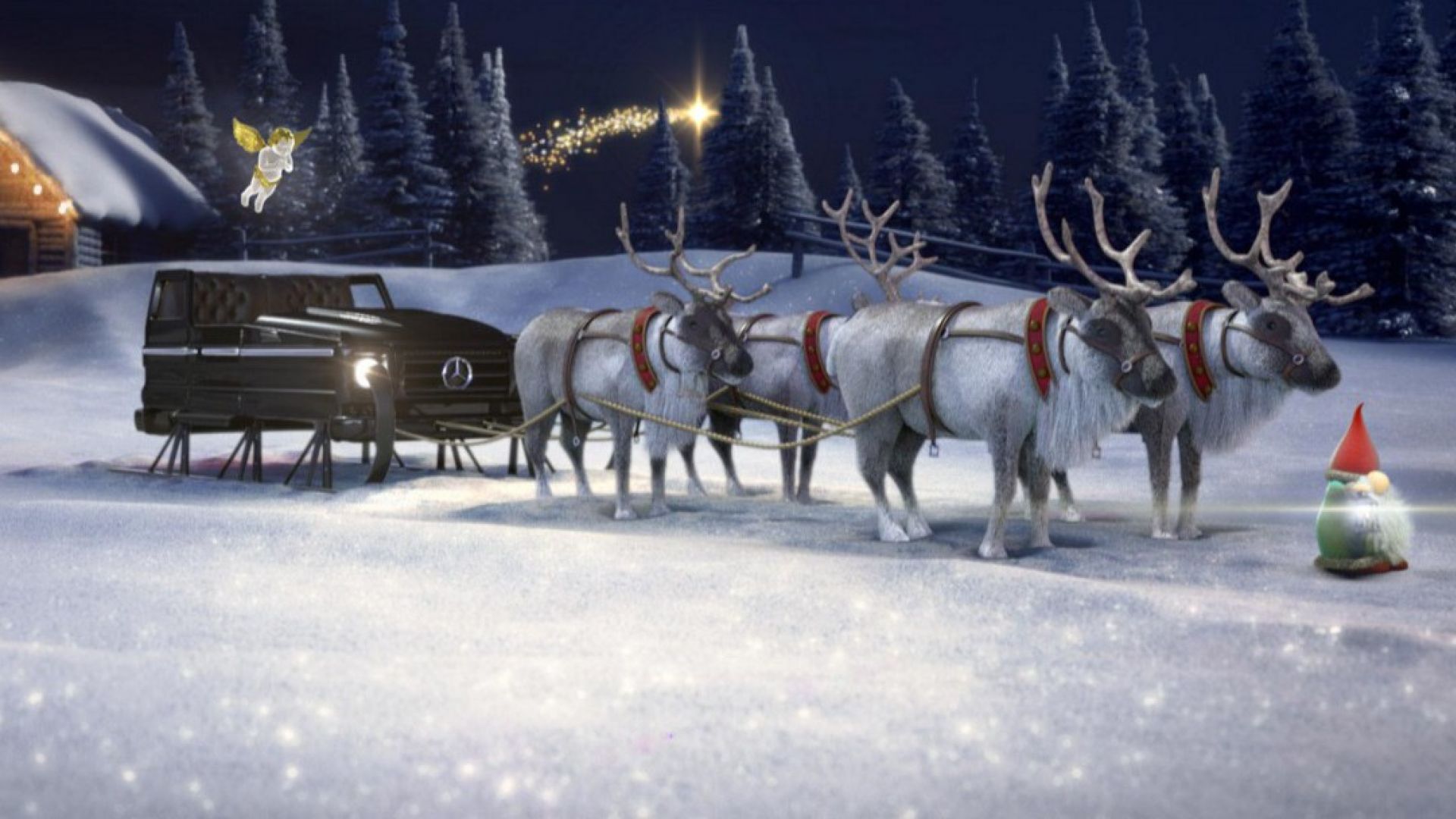 Foto Della Slitta Di Babbo Natale.Natale 2015 Mercedes Il Configuratore Della Slitta Di Babbo Natale Motorbox