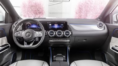 Mercedes EQA 2021, gli interni