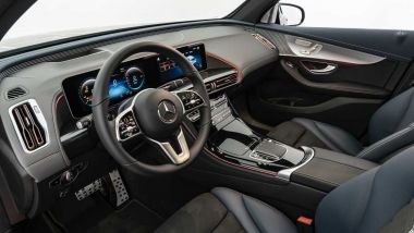 Mercedes EQC Brabus: una vista dell'abitacolo personalizzato