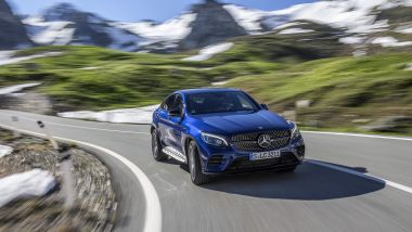 Prova su strada Mercedes GLC Coupé la prova