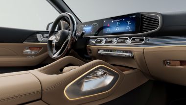 Mercedes GLS 2023: l'infotainment MBUX è stato aggiornato