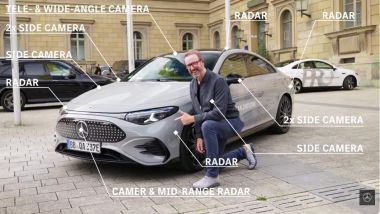 Mercedes MB.Drive Assist Pro: fino a 30 sensori e software Drive AV di Nvidia