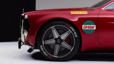 Mercedes Red Pig Concept, un prototipo pi&ugrave; unico che raro (foto: Gorden Wagener / Instagram)