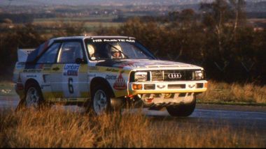 MIchèle Muton arriva 2° nel Mondiale Rally del 1985 dietro a Walter Rohrl
