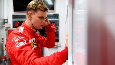 Mick Schumacher ai test di Fiorano 2021 con la Ferrari