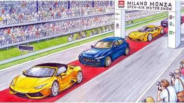 MIMO 2021: il corteo verso l'Autodromo di Monza