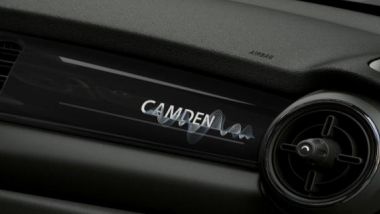 Mini Camden Edition: il logo sulla plancia