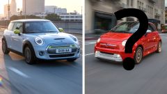 Fiat 500 BEV vs Mini Cooper SE, elettriche a confronto