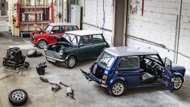 Mini Recharged: le inglesine classiche trasformate in auto elettriche