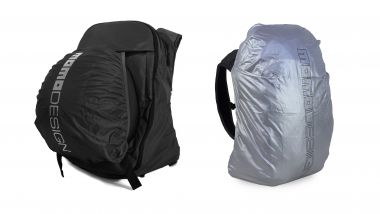 MomoDesign MD One Icon Backpack: può contenere un casco e ha la copertura impermeabile