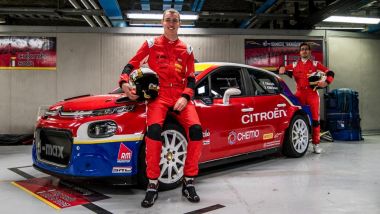 Monza Rally Show 2019, l'equipaggio di Raffaele Marciello e Alessandro Nolli Brianzi e la Citroen C3