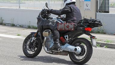 Moto Guzzi V100 Stelvio: la moto nelle ultime foto spia