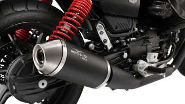 Moto Guzzi V7 Stone Special Edition: l'impianto di scarico Arrow fa salire potenza e coppia