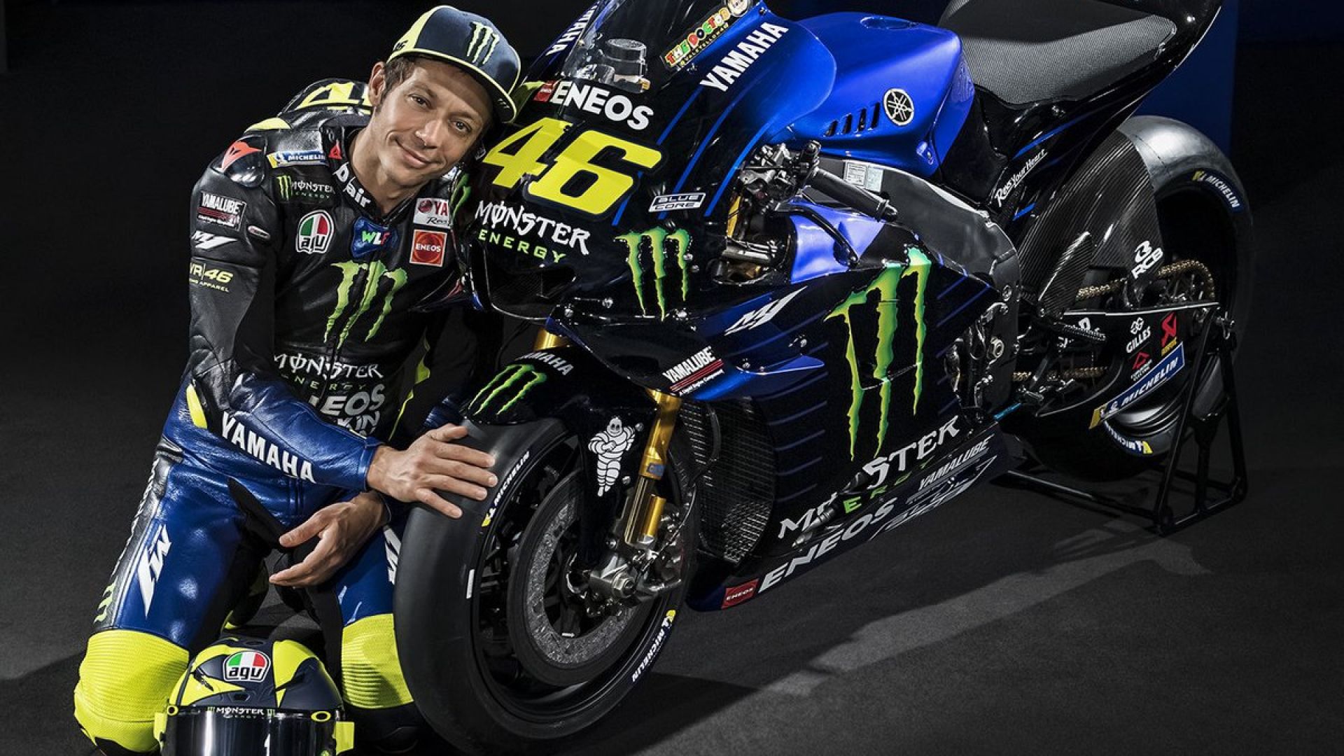MotoGP 2019, presentanta la Yamaha M1 di Rossi: video, gallery e